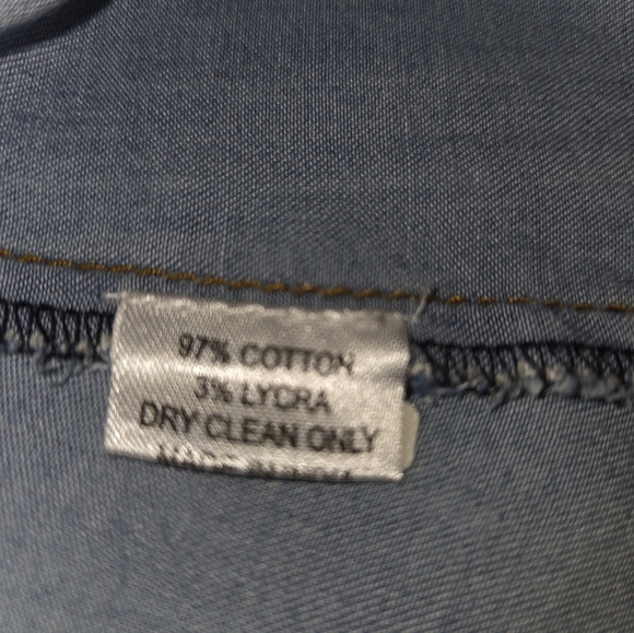 Vintage Colletion Embroidered Blue Dress.sz M. - Picture 7 of 7